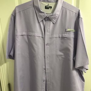 (3) 2XL Habit/Guy Harvey fishing shirts Dry cleane